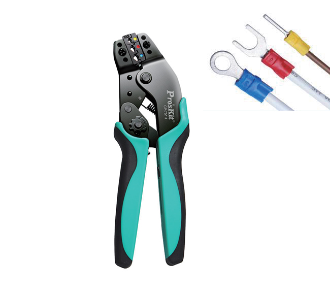 Preinsulated terminal crimping pliers (0.25~2.5mm²)