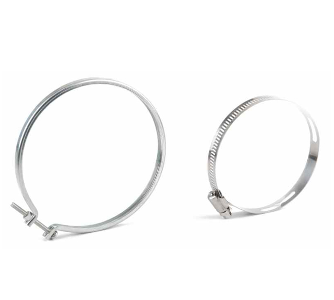 Customized throat clamps and clamps