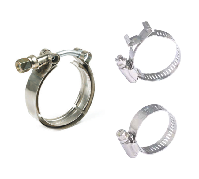 Customized throat clamps and clamps