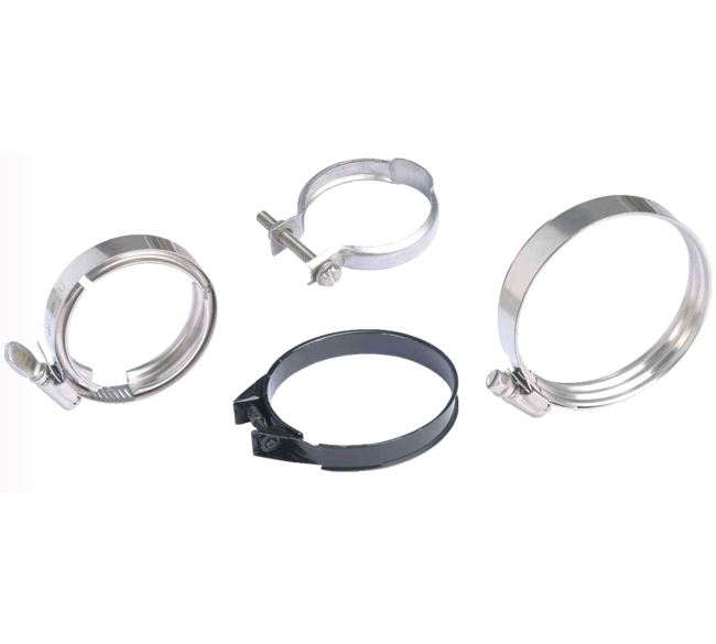 Customized throat clamps and clamps